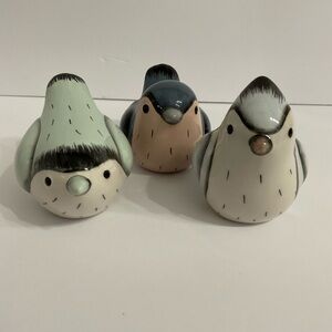 Bullseye Playground Ceramic Bird Figurines Target